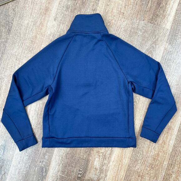 Nike Navy Blue Therma Long Sleeve 1/2 Zip Top - Picture 3 of 5